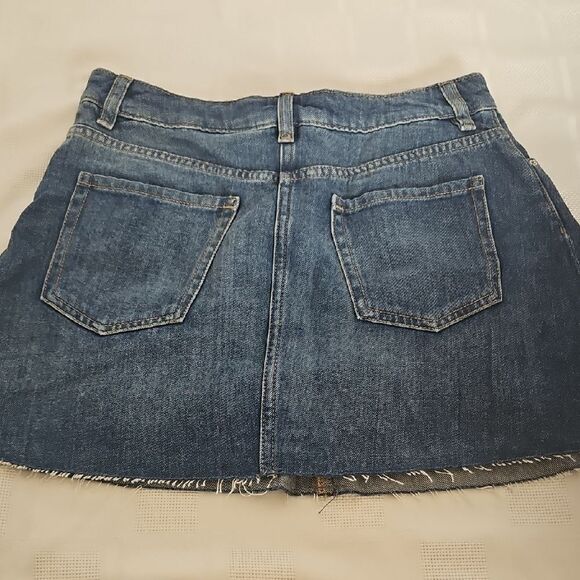 H&M Blue A-Line Mini Skirt Casual - Picture 15 of 16